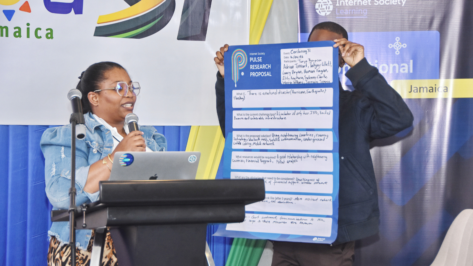Presenting a proposal about hurricane readiness