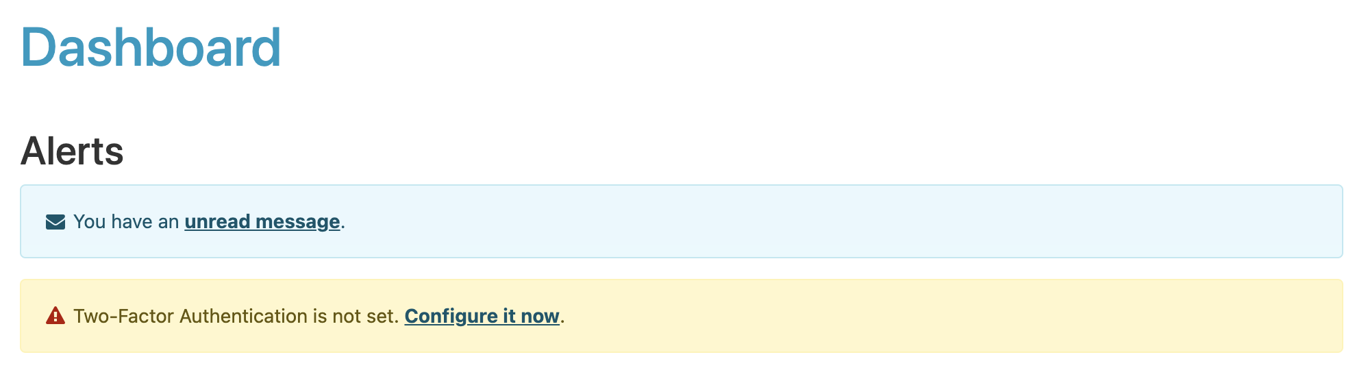 multifactor authentication is not set